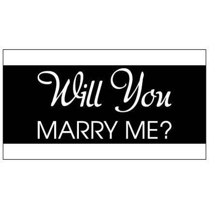 Proposal Banner - Will you Marry Me Waterproof Vinyl Banner