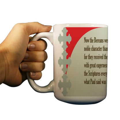 Acts 17:11 Religious 15oz Coffee Mug