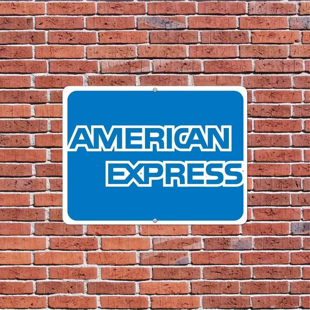 American Express Credit Card Sign or Sticker