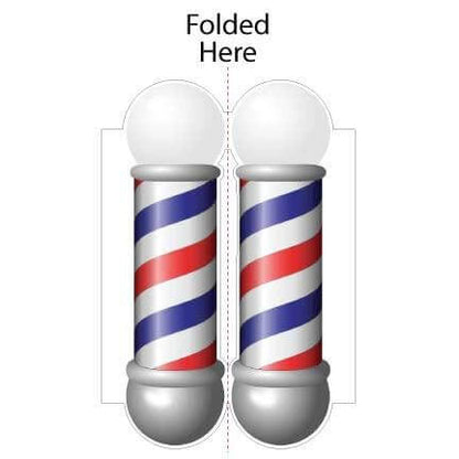 Barber 3D Window Sign Design