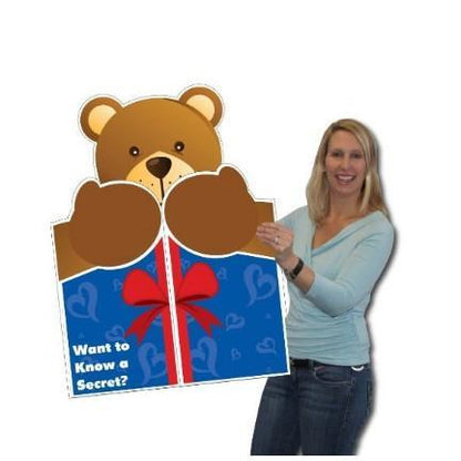 3' Tall Design Your Own Giant Bear Hug Greeting Card W/Envelope