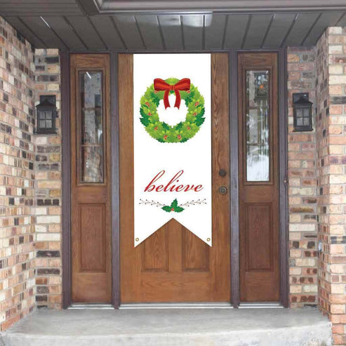 Believe Holiday Door Banner | VictoryStore – VictoryStore.com