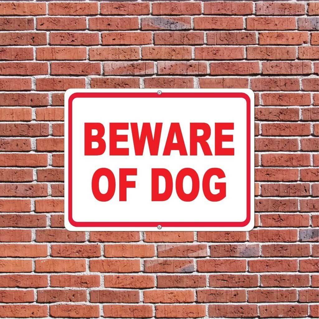 Beware Of Dog 18"x24" Sign | VictoryStore – VictoryStore.com