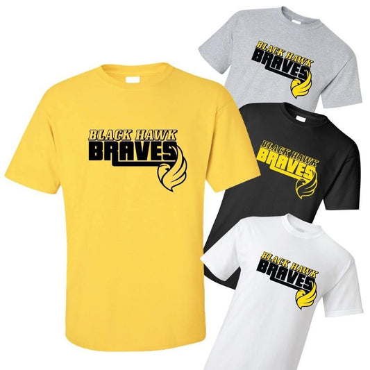 Blackhawk Braves 1-Sided T-Shirt