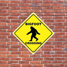 Bigfoot Crossing Sign or Sticker | VictoryStore – VictoryStore.com