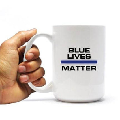 Blue Lives Matter Coffee Mug