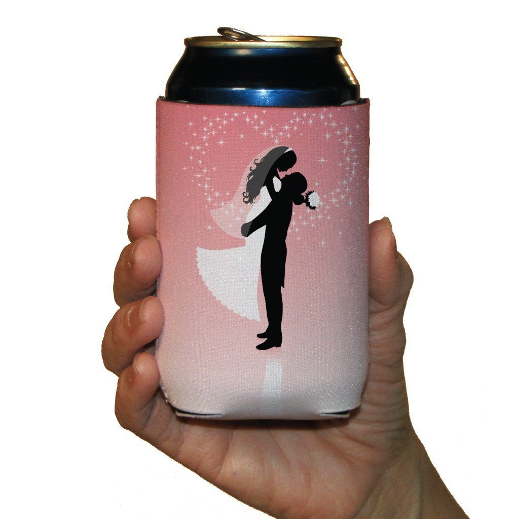 Wedding Themed Can Cooler Set Of 6 VictoryStore VictoryStore Com   Bride Lifted Up 1 A9b33eb7 2586 43cc A10c F6e8ded57f64 