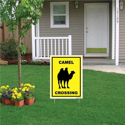 Camel Crossing Sign or Sticker