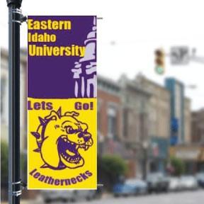 Custom Campus 36"x90" Pole Banner FREE SHIPPING