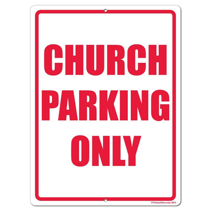 Church Parking Sign or Sticker - #7