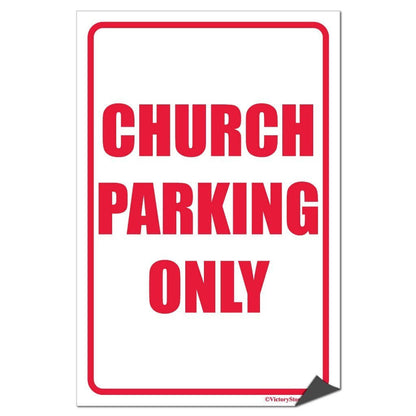 Church Parking Sign or Sticker - #7