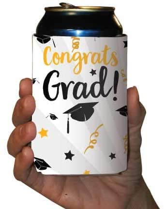 Congrats Grad Can Coolers Set of 6