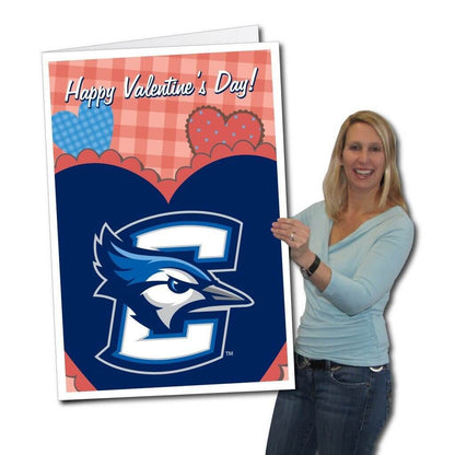 Creighton University 2'x3' Giant Valentines Greeting Card