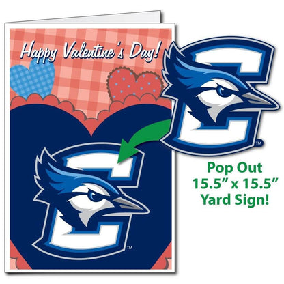 Creighton University 2'x3' Giant Valentines Greeting Card