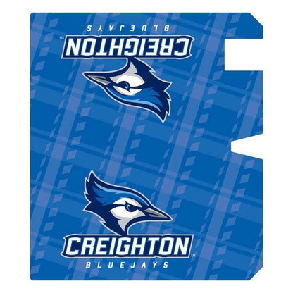 Creighton University Magnetic Mailbox Cover - Plaid Design