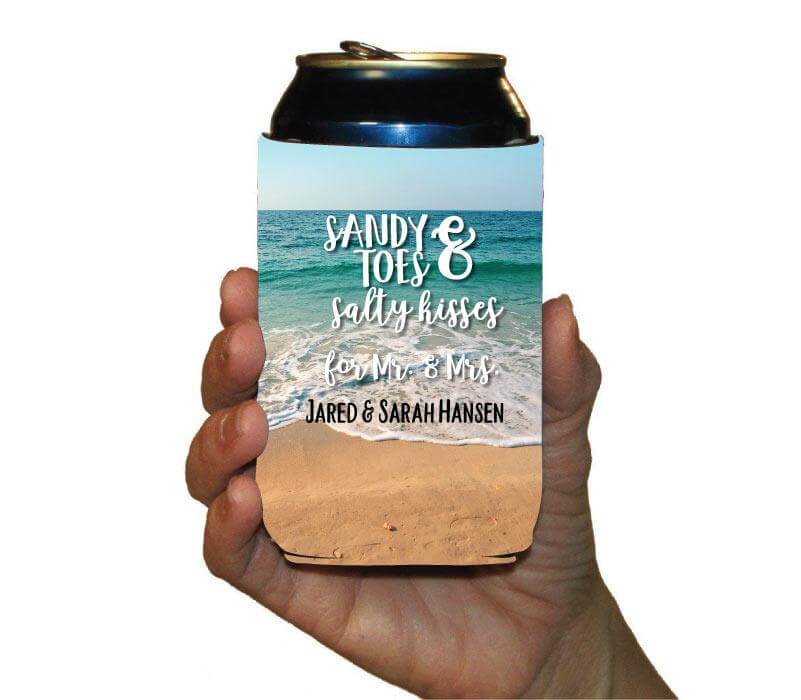 Custom Printed Mini Bottle 8 oz. Can Coolers with Personalized Logo
