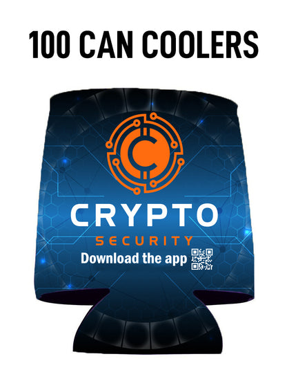 Crypto Startup Marketing Koozie