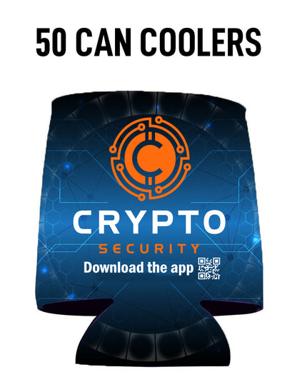 Crypto Startup Marketing Koozie