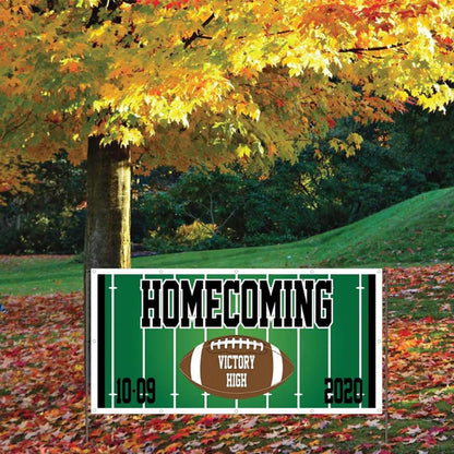 Custom Homecoming Vinyl Banner, 3 Feet By 5 Feet