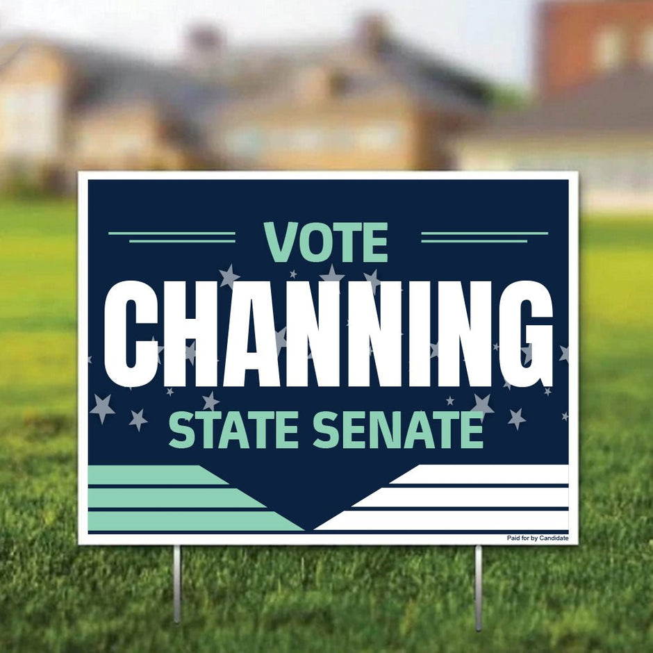 Custom Political Campaign Yard Signs Cheap And Fast