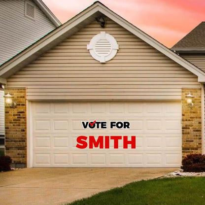 Custom Political Campaign Garage Door Magnets