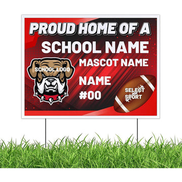 Custom Team Yard Signs | Personalize with Player and Team Names ...