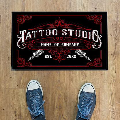 Custom Tattoo Studio Doormat