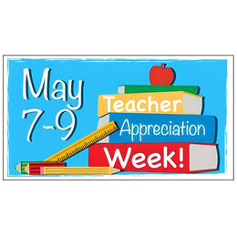 Custom Teacher Appreciation Week Banner | VictoryStore – VictoryStore.com