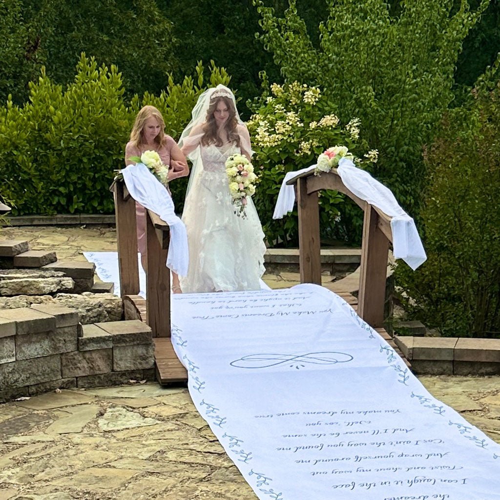 Aisle runner popular for wedding ceremony