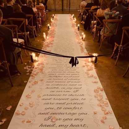 Custom Wedding Aisle Runner