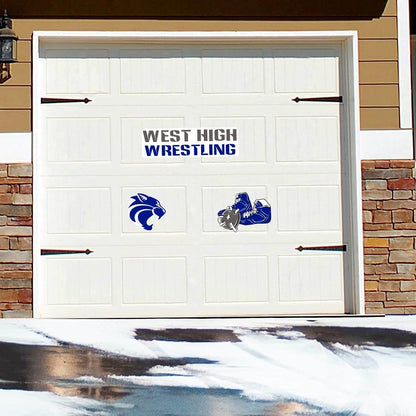 Custom Wrestling Team Garage Door Magnets (19955)