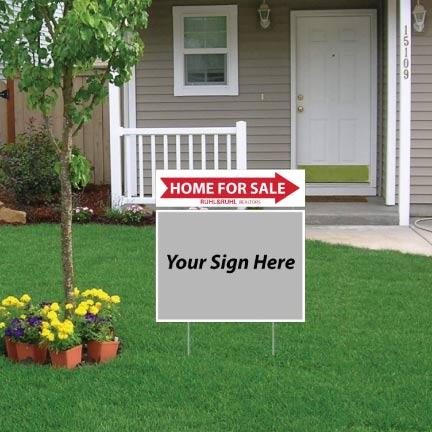 Ruhl & Ruhl Home for Sale Directional Sign Rider 6x24