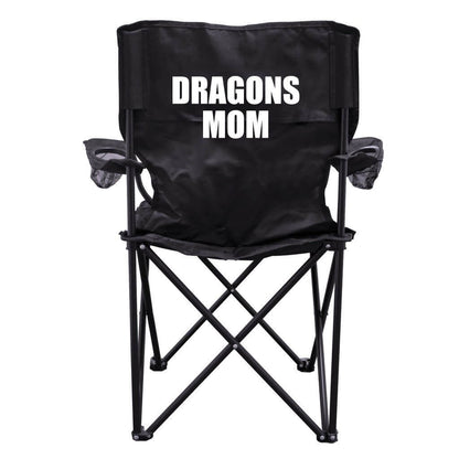 Dragons Mom Black Folding Camping Chair