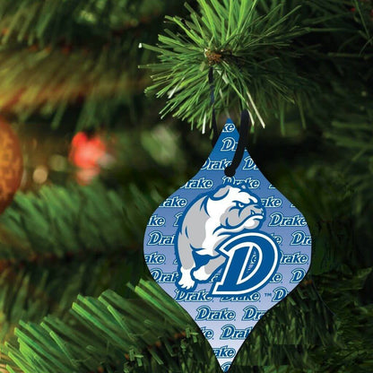 Drake University Ornament - Set of 3 Shapes - FREE SHIPPING