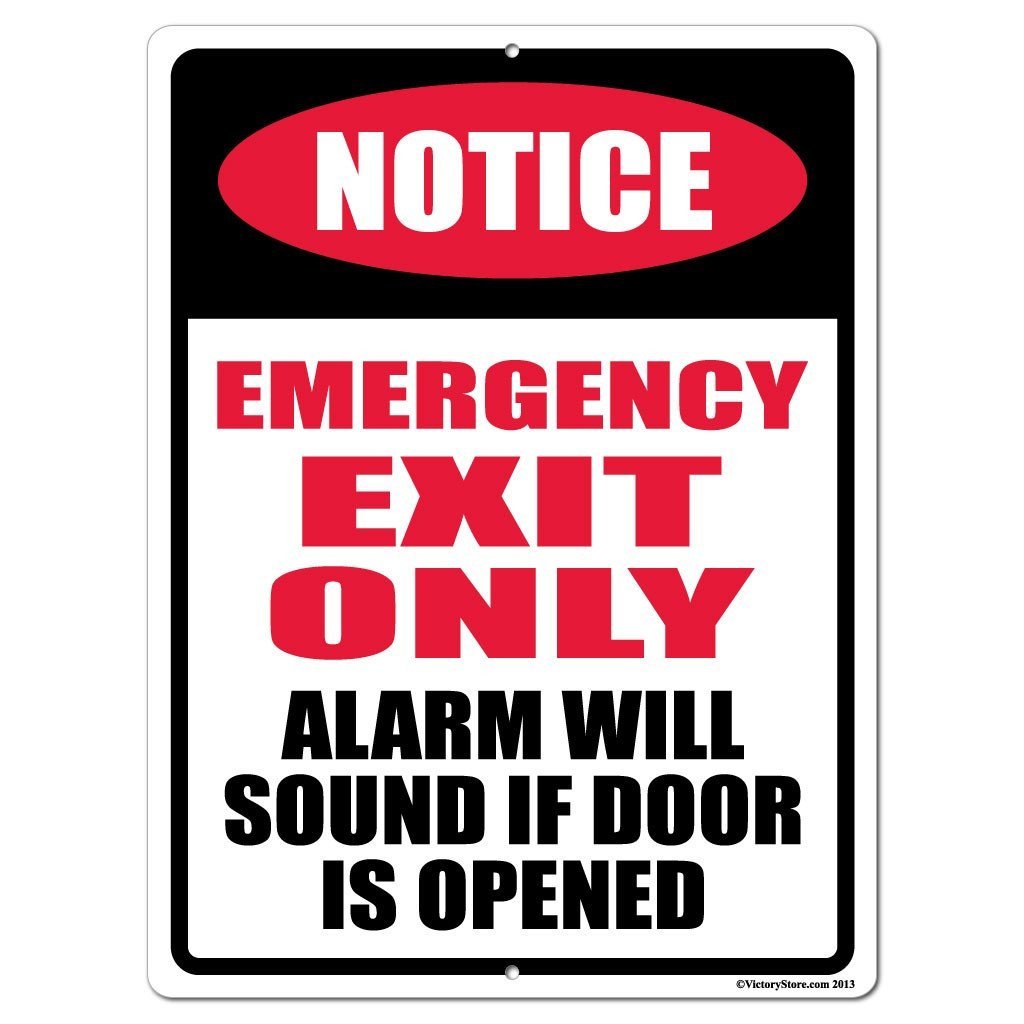 Emergency Exit Only 18