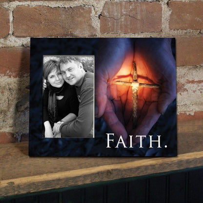 Faith Decorative Picture Frame - Holds 4x6 Photo