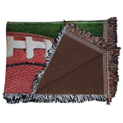 Football Dad Woven Blanket