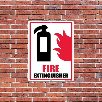 Fire Extinguisher Sign or Sticker