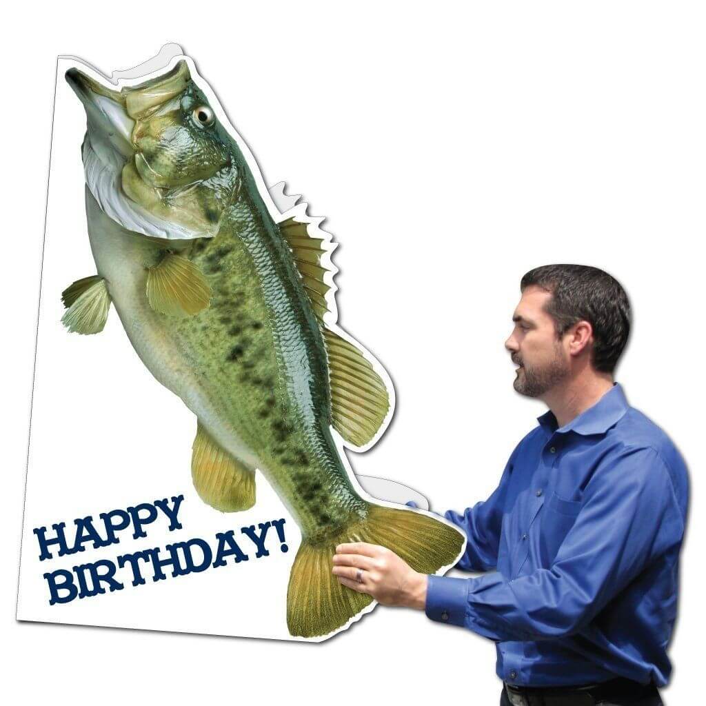 Giant Fish Birthday Greeting Card  VictoryStore –