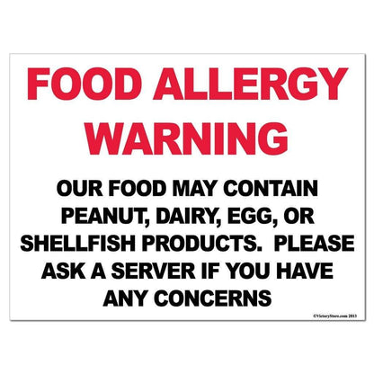 Food Allergy Warning Sign - #7