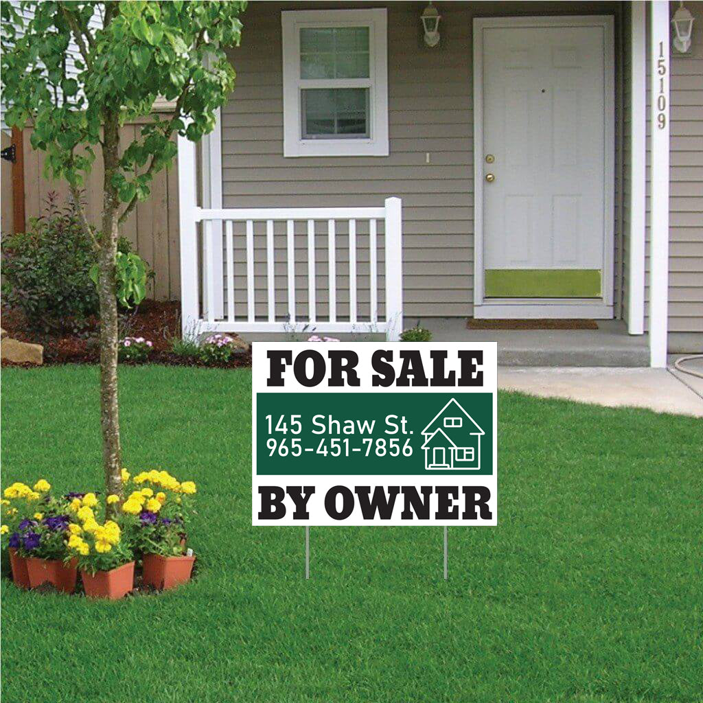 Real Estate Yard Signs Corrugated Plastic VictoryStore – 