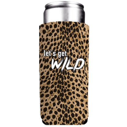 cheetah koozie