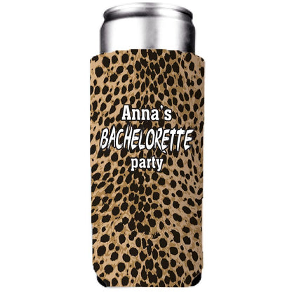 animal print can cooler