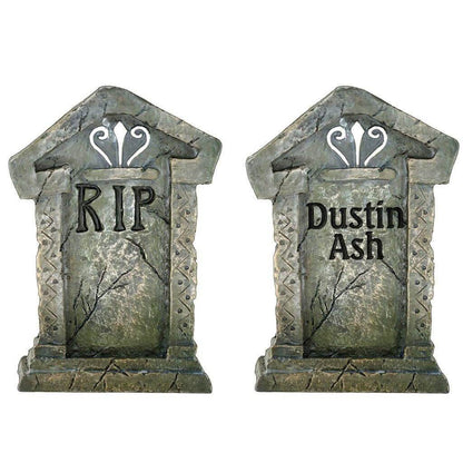 Fake Tombstones Halloween Yard Decoration Set of 6 - FREE SHIPPING