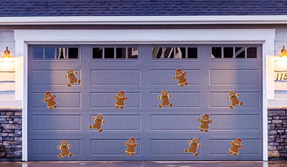 gingerbread garage door magnet