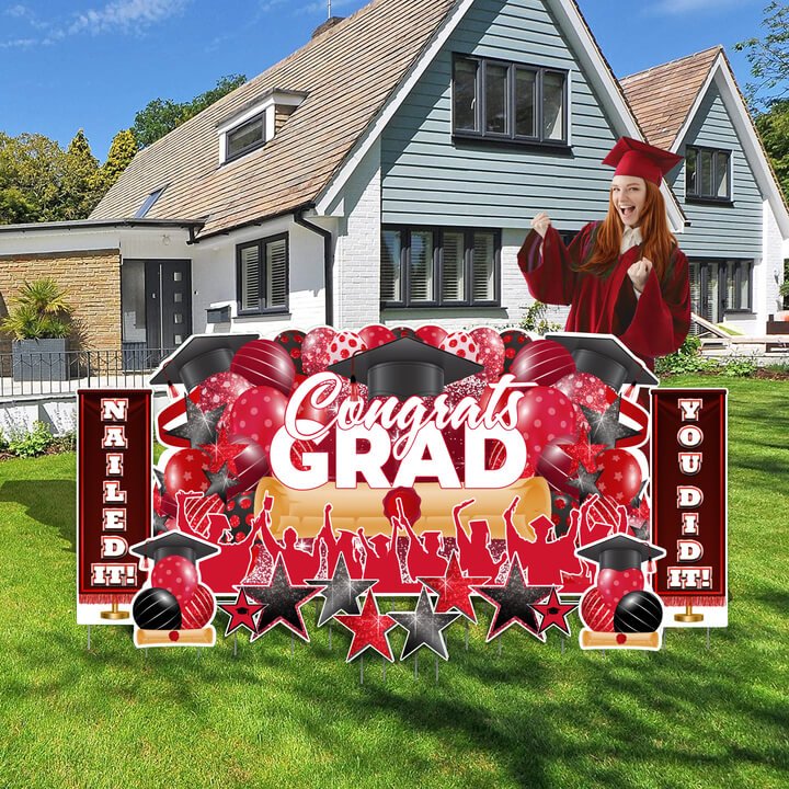 Pick 2 Congrats Signs! selling Yard Card Sign For Graduation! Yard Card Wholesale, Yard Card Supply, Lawn Party Signs, Graduation, Rental,