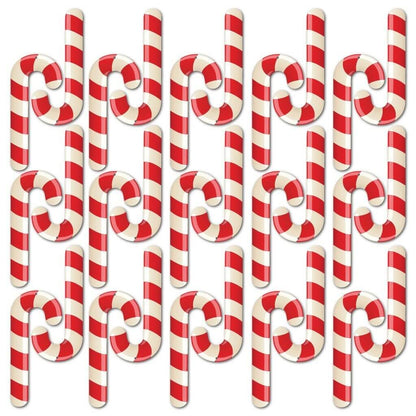 Christmas Lawn Decorations Set of 30 Hanging Candy Canes - FREE SHIPPING