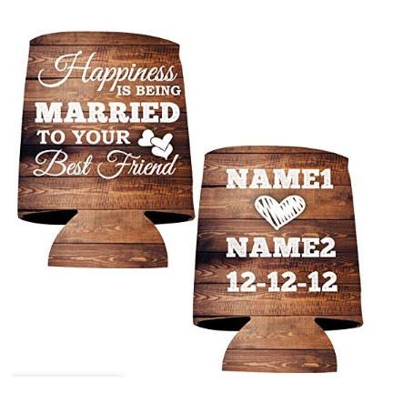 Custom newest Wedding Koozies