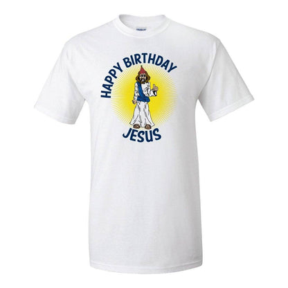 Happy Birthday Jesus Religious Christmas T-Shirt - FREE SHIPPING