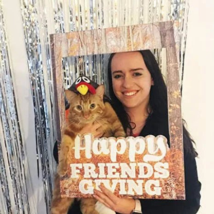 Happy Friendsgiving Photo Booth Frame & Props